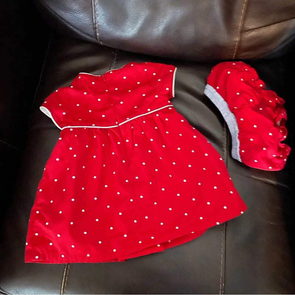 Tommy Hilfiger Red Polka Dot Kids Set